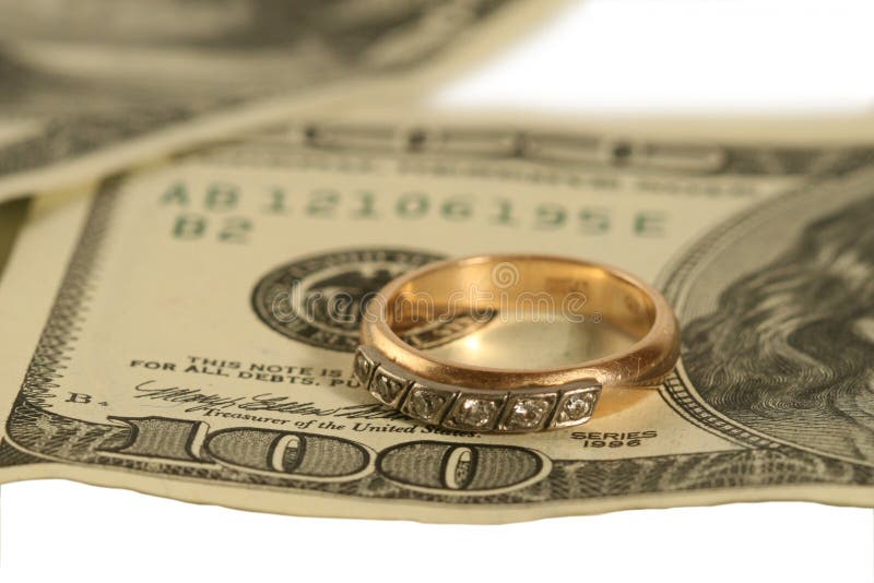 On dollars the ring lays.