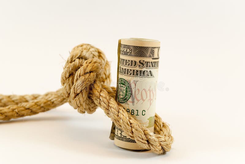 Dollars with rope