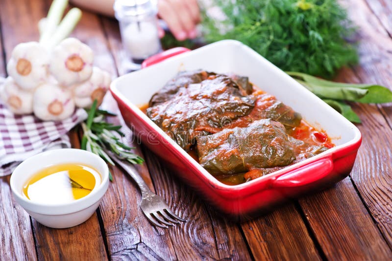 Dolma stock image. Image of mediterranean, cuisine, rolls - 75350213