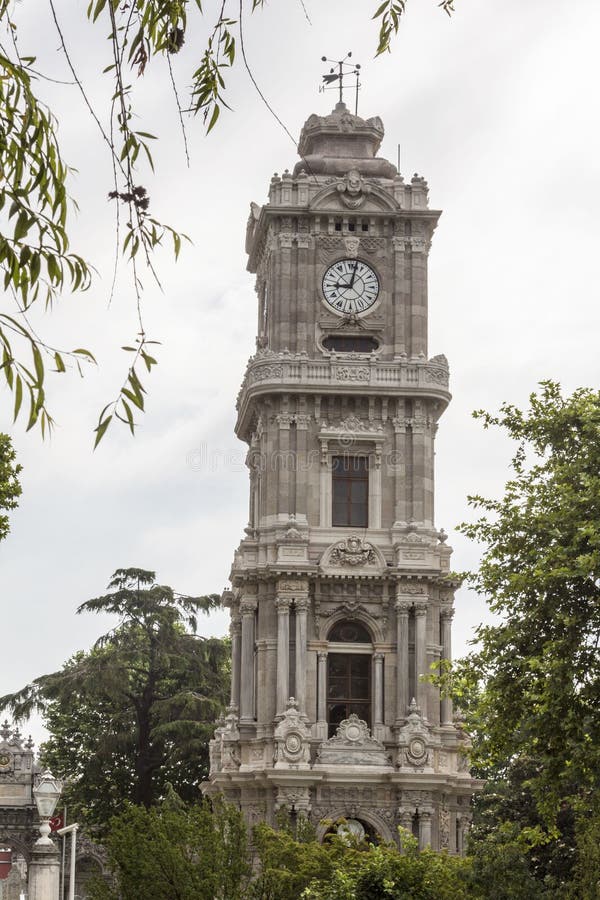 DolmabahÃ§e Clock Tower Istanbul Stock Photo Image of clock, europe