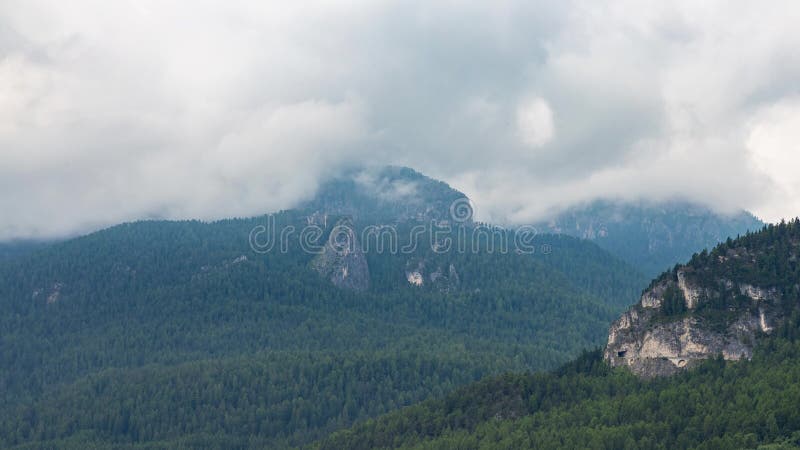 Dolomites cortina dampezzo itália timedse 4k 30p