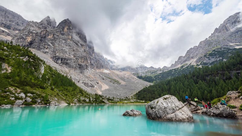 Dolomites cortina dampezzo itália timedse 4k 30p