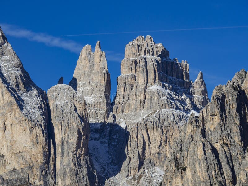 Dolomites stock photo. Image of famous, rosengarten, beautiful - 82668844