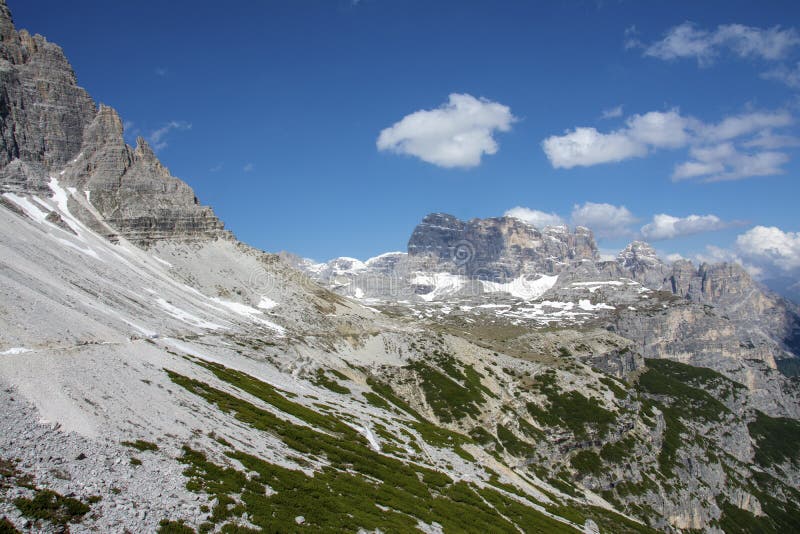 Dolomites Mountains Northern Italy Stock Image - Image of area, daaea ...