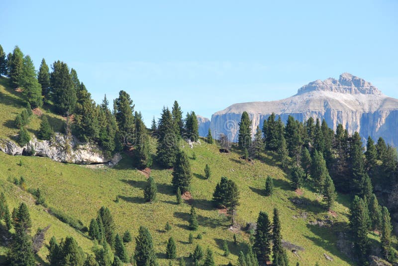 Dolomiti mountains in Italy. panorama