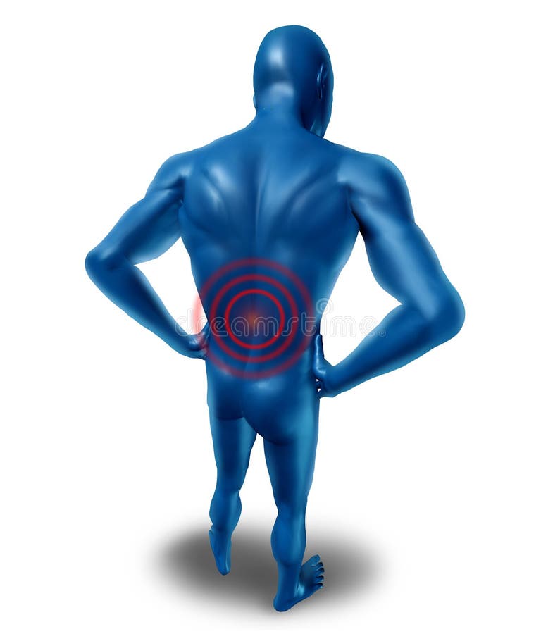 Dolor de espalda humano libre illustration Dolor de espalda humano libre illustration