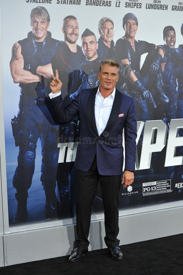 Dolph Lundgren royalty-vrije stock afbeeldingen