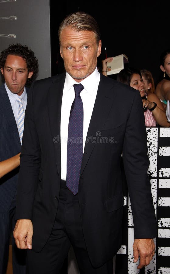 Dolph Lundgren stock afbeelding
