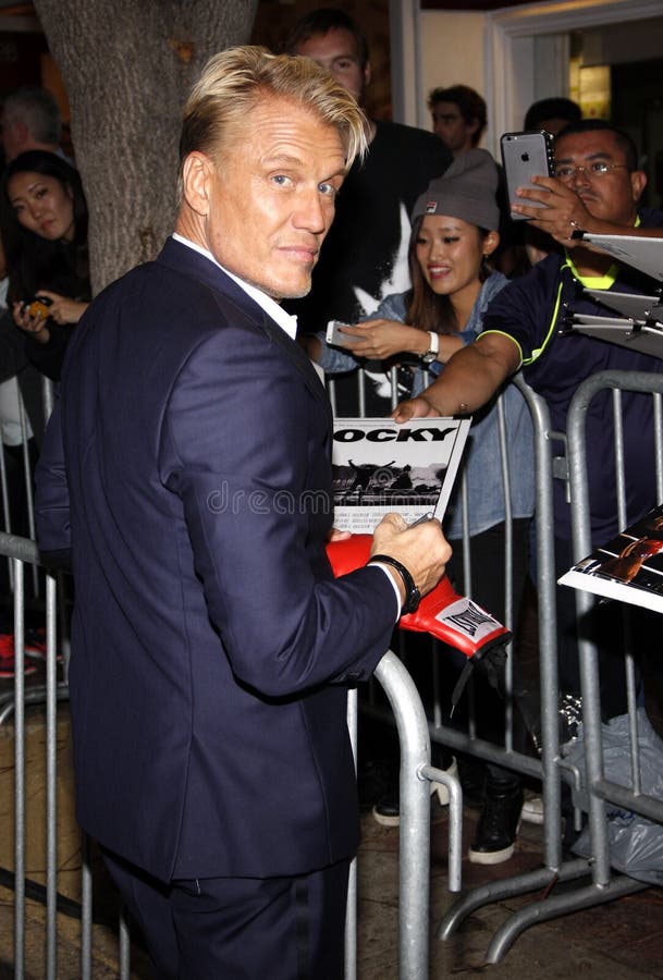 Dolph Lundgren stock afbeeldingen