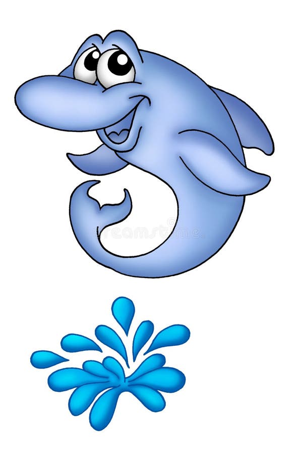 Dolphin 1 stock illustration