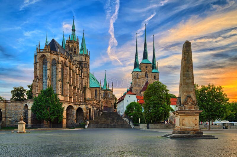 DOM Germania di Erfurt immagine stock libera da diritti DOM Germania di Erfurt immagine stock libera da diritti