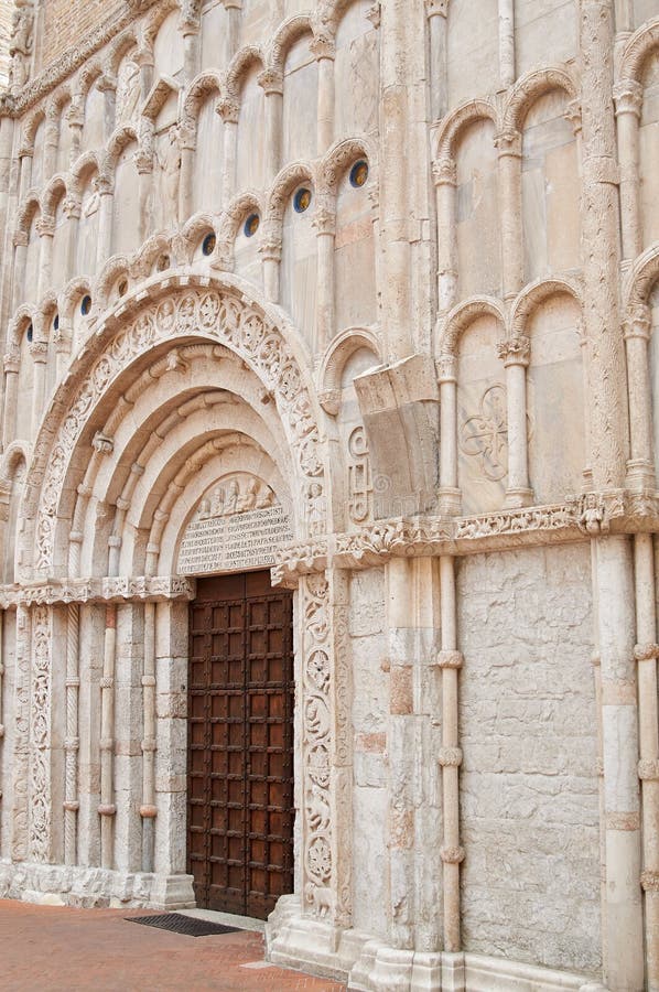 Dome of Cathedral sunset Ancona Italy