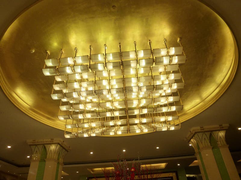 Dome Light of Five Star Hotel Lobby Stock Photo Image of lights