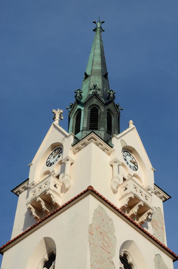 Dome of Our Lady Protectress catholic church in Stryi,Ukraine