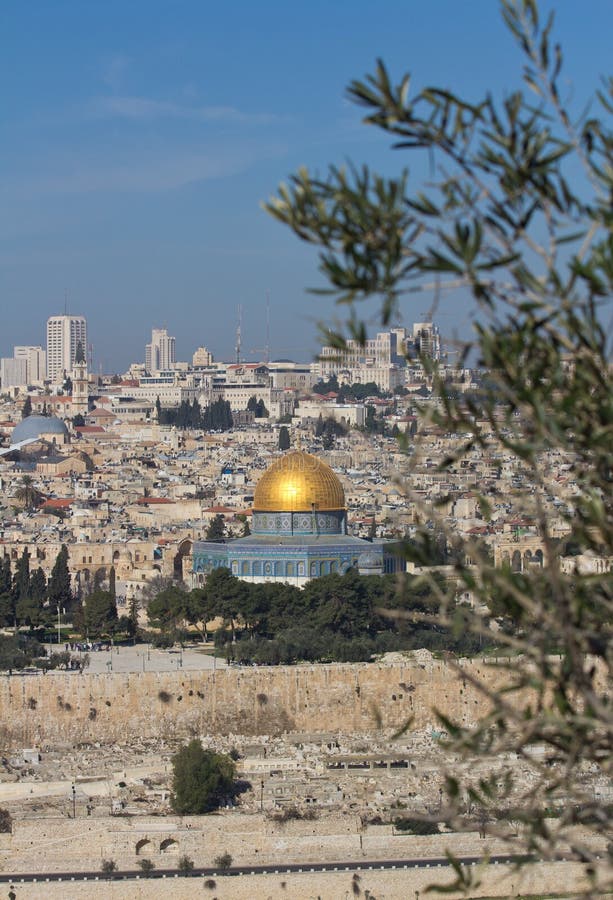 The Dome Of The Rock On The Temple Mount In Jerusalem Israel Stock