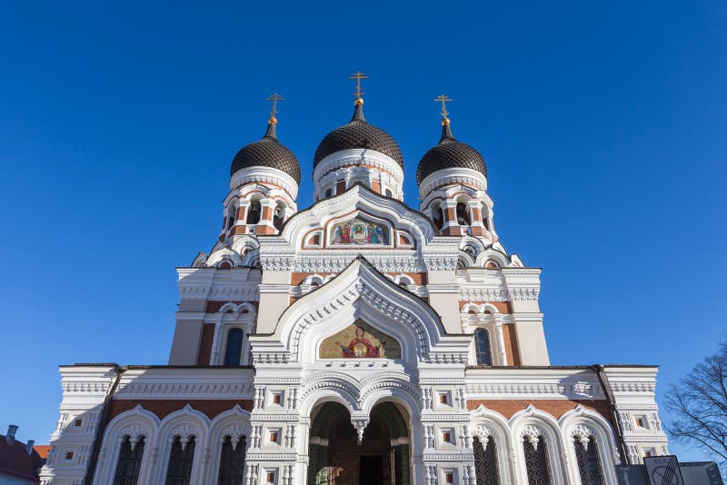 Dome Cathedralthe Oldest Church of Tallinn. Stock Image Image of