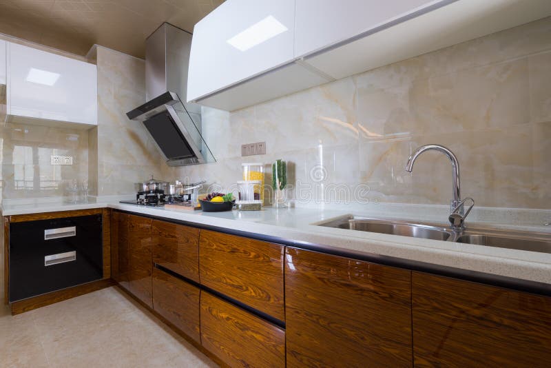 Domestic kitchen stock photo. Image of home, house, cooking 53393706