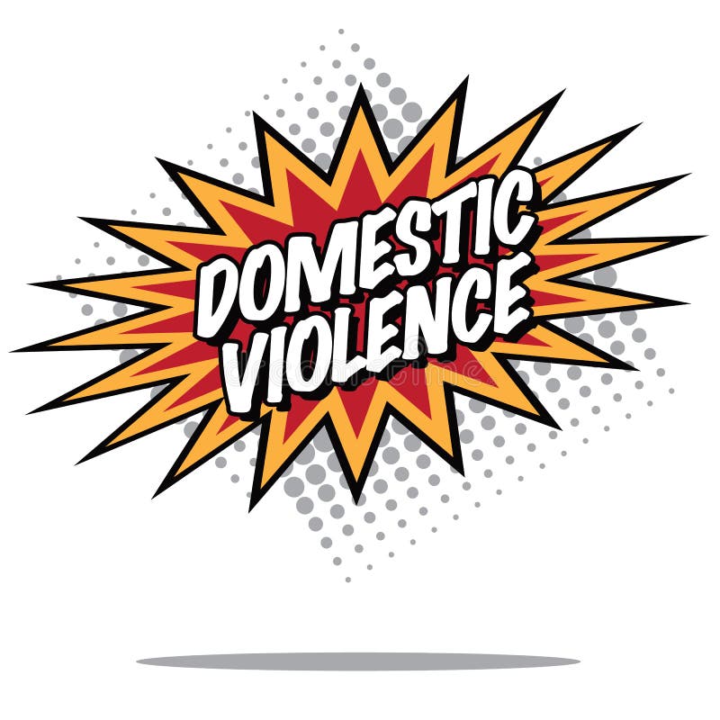 Domestic violence burst EPS 10 vector