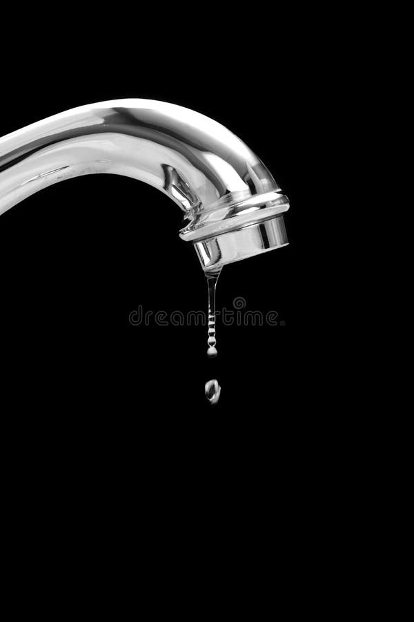 Domestic water leaking stock image. Image of faucet, wasting 6368211