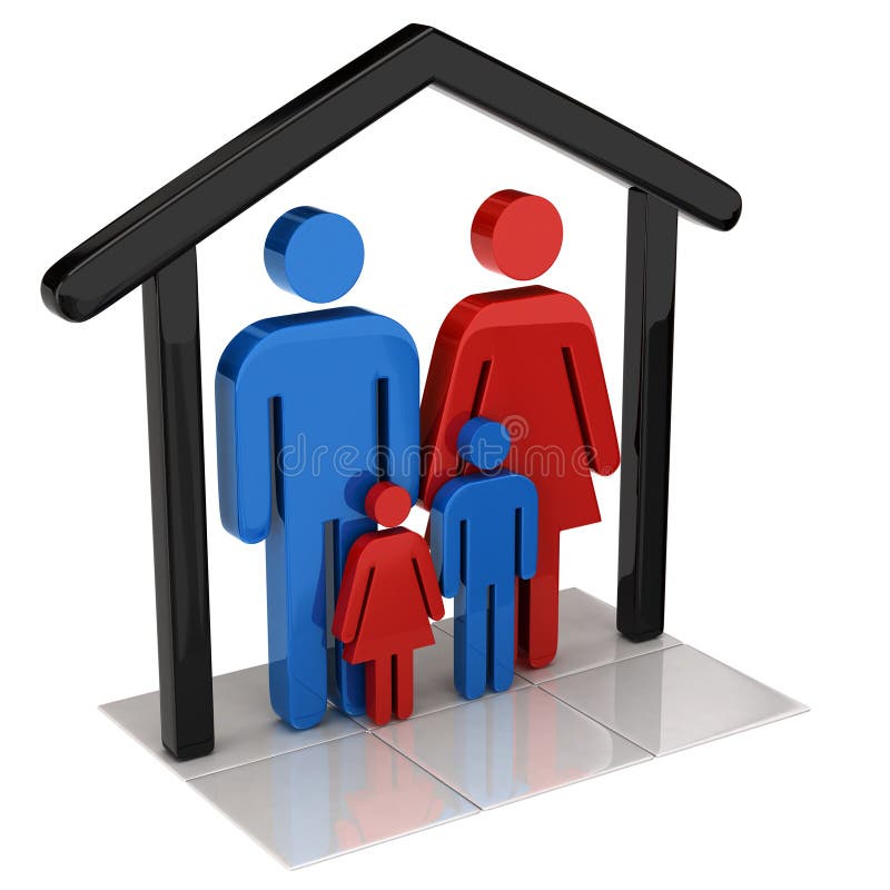 Domicilio privato royalty illustrazione gratis Domicilio privato royalty illustrazione gratis