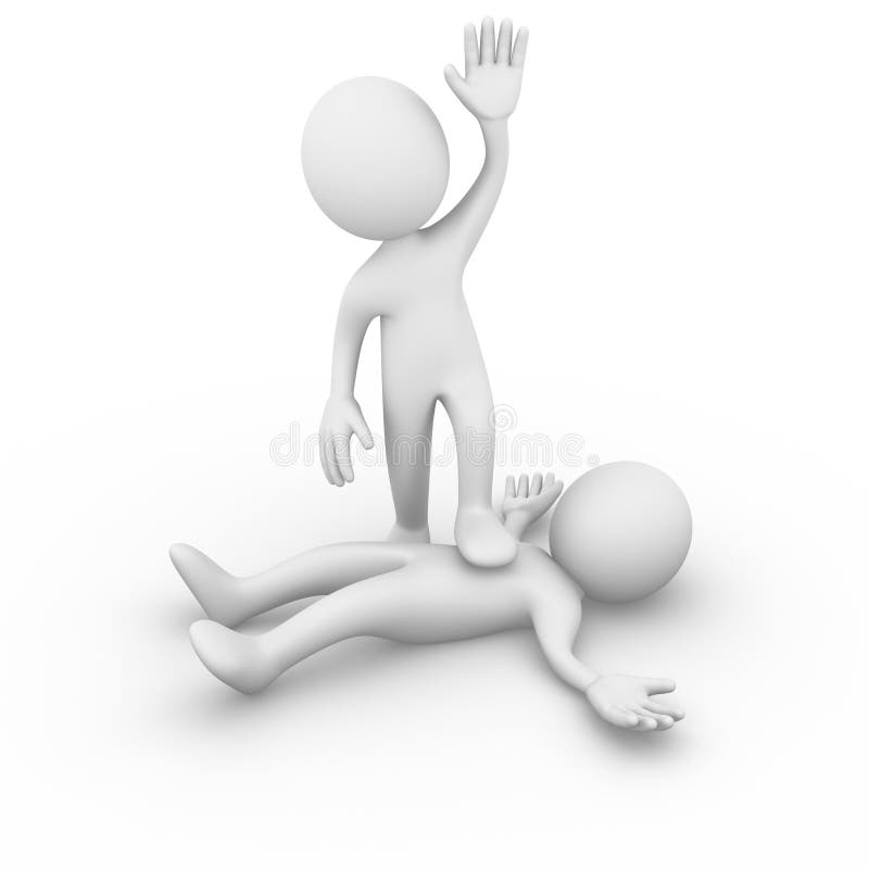 Domination stock illustration