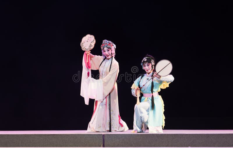 Domine y criado-expediente de los sueños meridionales del opera“four de Rama-Jiangxi del del linchuan†fotografía de archivo Domine y criado-expediente de los sueños meridionales del opera“four de Rama-Jiangxi del del linchuan†fotografía de archivo