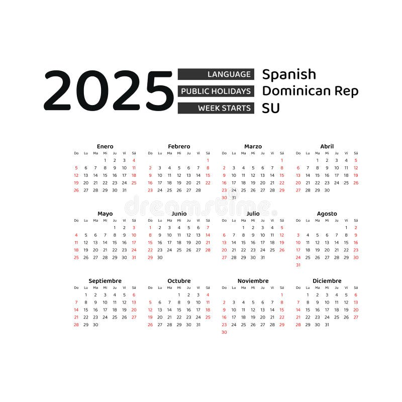 dominican-republic-calendar-2025-week-starts-from-sunday-vector-graphic-design-stock