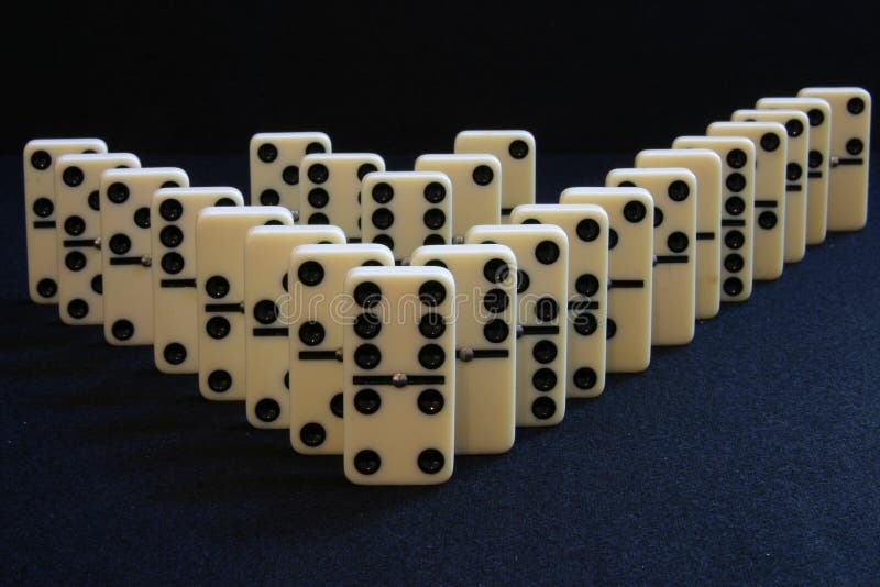 Domino Double V image stock