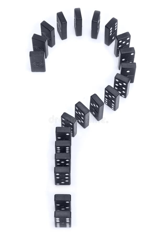 Domino question mark