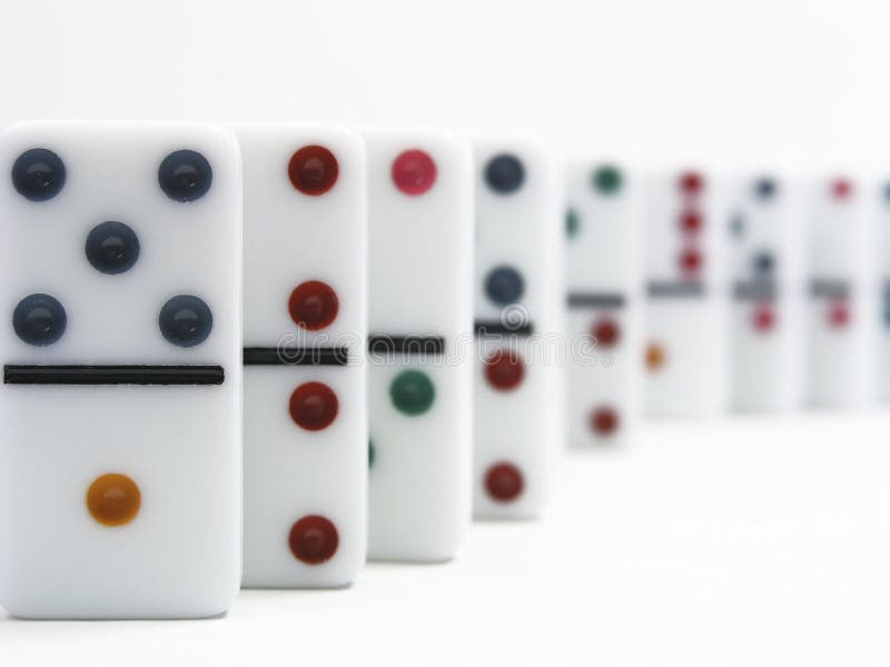 Dominoes royalty free stock photo