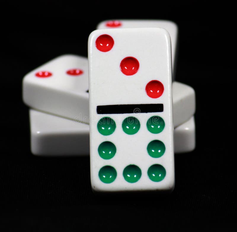 Dominoes stock image. Image of isolated, dots, objects 8303185