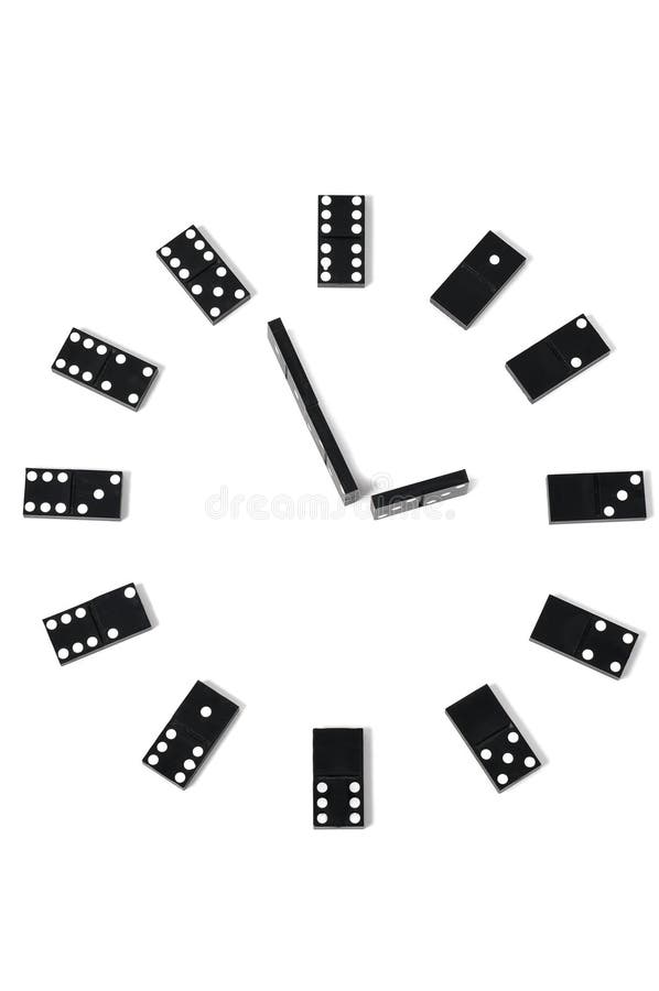 Dominoes clock