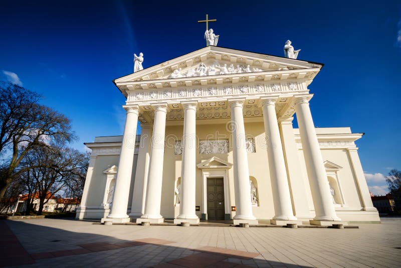 Domkyrkan av Vilnius royaltyfria bilder Domkyrkan av Vilnius royaltyfria bilder