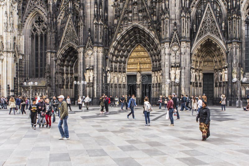 Domkyrkan i Cologne, Tyskland arkivfoton Domkyrkan i Cologne, Tyskland arkivfoton