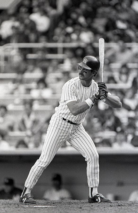 New York Yankees first baseman Don Mattingly. Image taken from B&W negative. New York Yankees first baseman Don Mattingly. Image taken from B&W negative