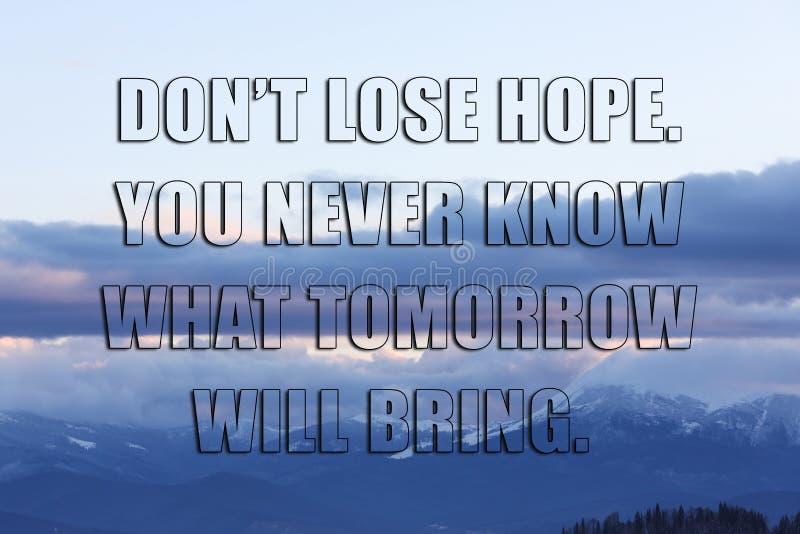 dont lose hope wallpaper