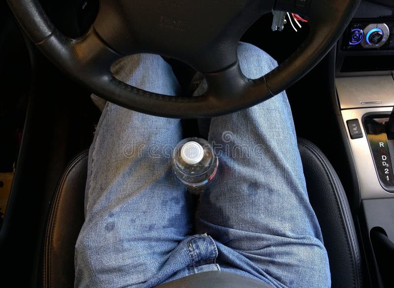 Don T Open Water Bottle while Driving Stock Image Image of water