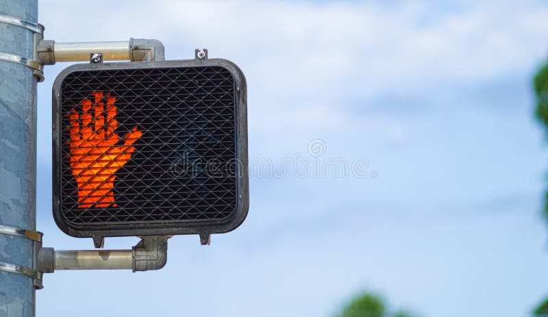 Don't Walk Sign royalty free stock photo Don't Walk Sign royalty free stock photo
