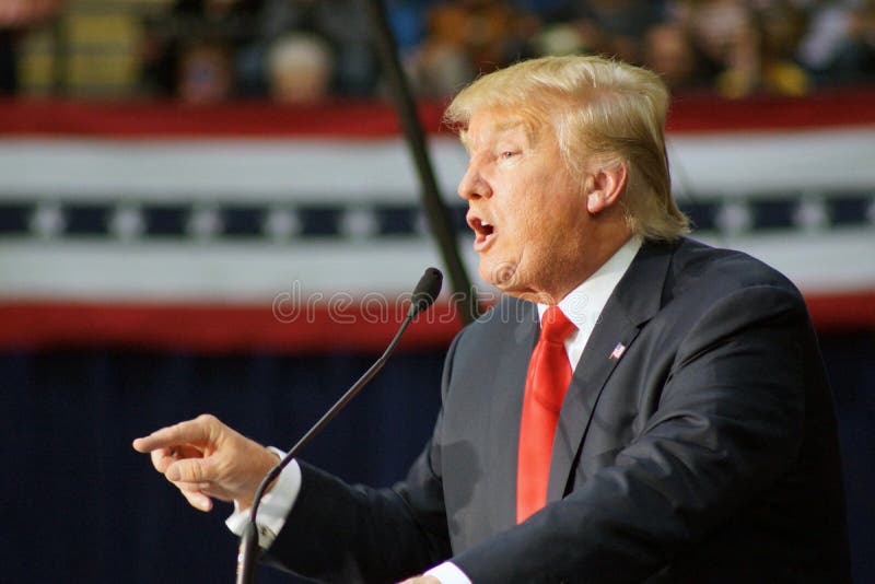 Donald Trump speaks to record crowds at the Prairie Capital Convention Center in Springfield, IL on November 9th, 2015. Donald Trump speaks to record crowds at the Prairie Capital Convention Center in Springfield, IL on November 9th, 2015