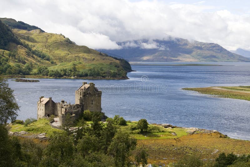 Donan eilean zamek zdjęcie stock