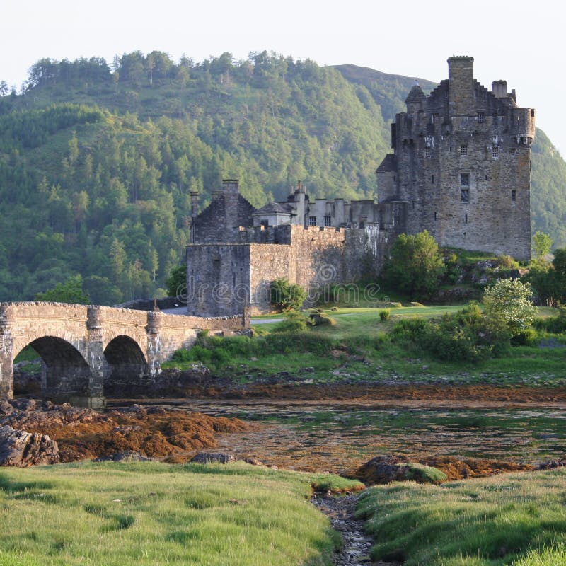 Donan eilean zamek obrazy royalty free