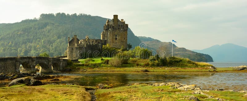 Donan eilean zamek obraz stock