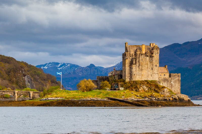 Donan eilean zamek obraz stock