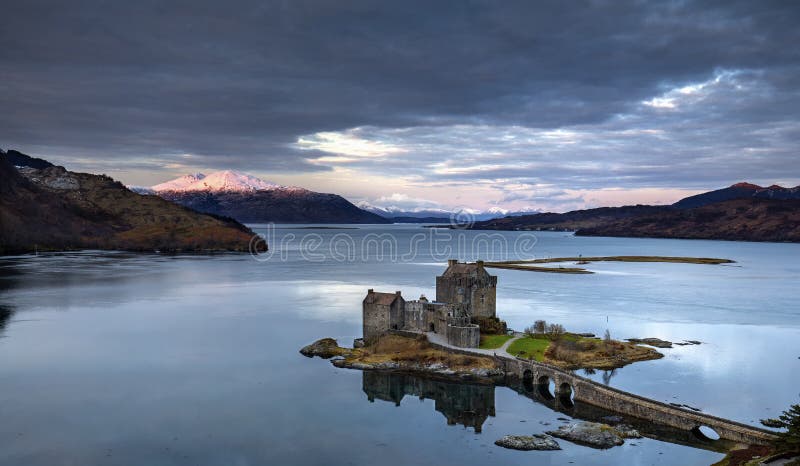 Donan eilean zamek zdjęcie royalty free