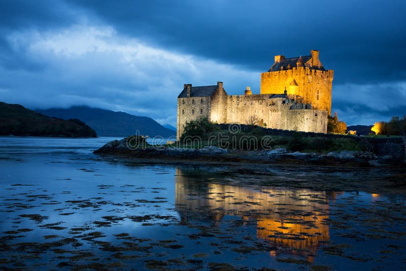 Donan eilean zamek obraz royalty free