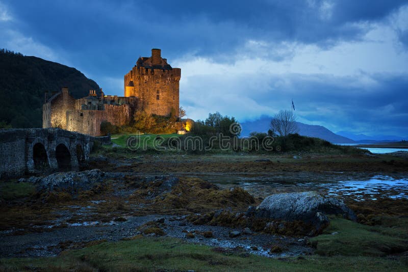 Donan eilean zamek zdjęcia stock