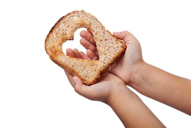 Donante del alimento con amor Donante del alimento con amor