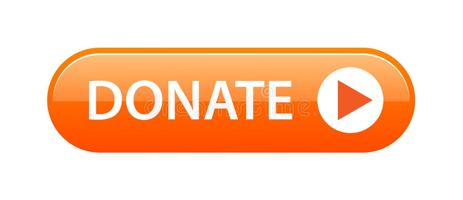 Donate Button Orange Stock Illustrations, Cliparts and Royalty Free Donate  Button Orange Vectors