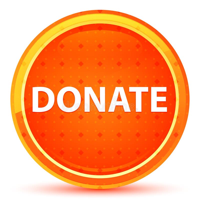 Donate Orange Button Stock Illustrations 622 Donate Orange Button