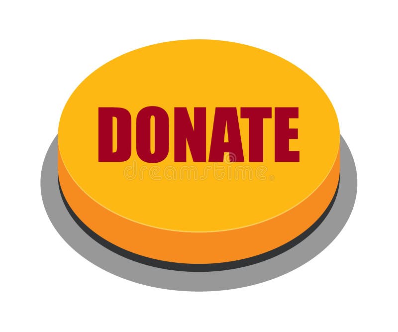 Donate Button Orange Stock Illustrations, Cliparts and Royalty Free Donate  Button Orange Vectors